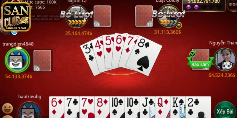 Lý do anh em nên chơi game bài tiến lên SANCLUB